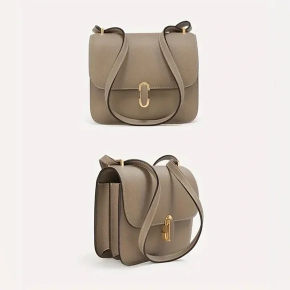 Women Handbag Leather Shoulder Crossbody Bag Small Square Bag - Picture 7 of 15